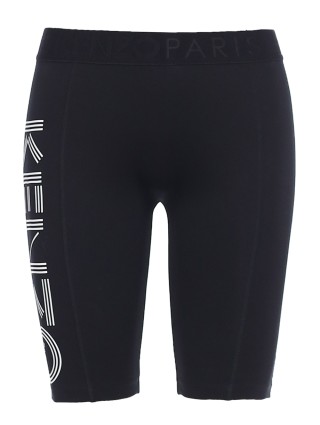 Чёрные шорты KENZO: фото 1 - Invogue